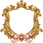 Royal Shield Crest Frame with transparent centre